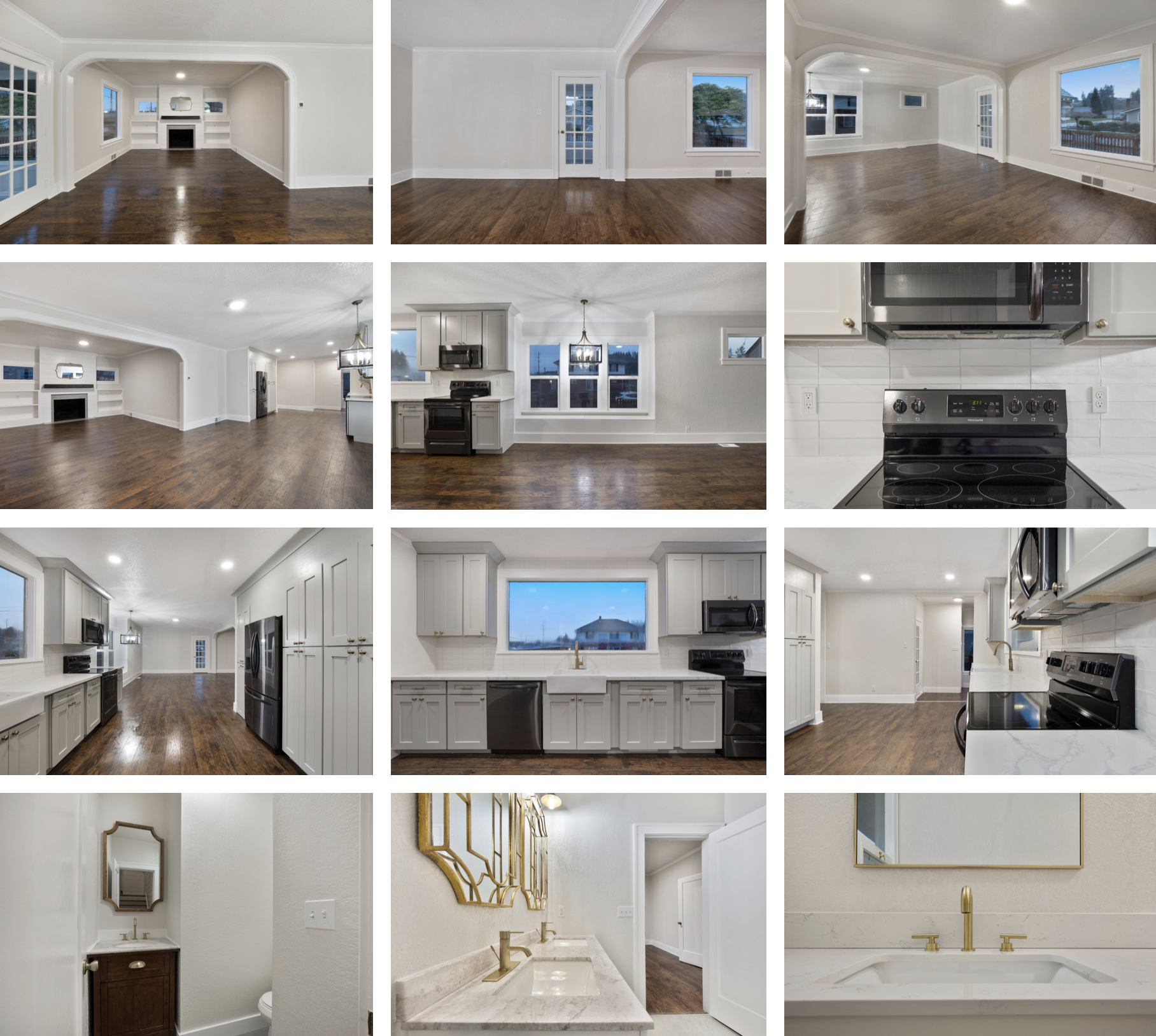 3rd St Cosmopolis — living, dining, and kitchen views