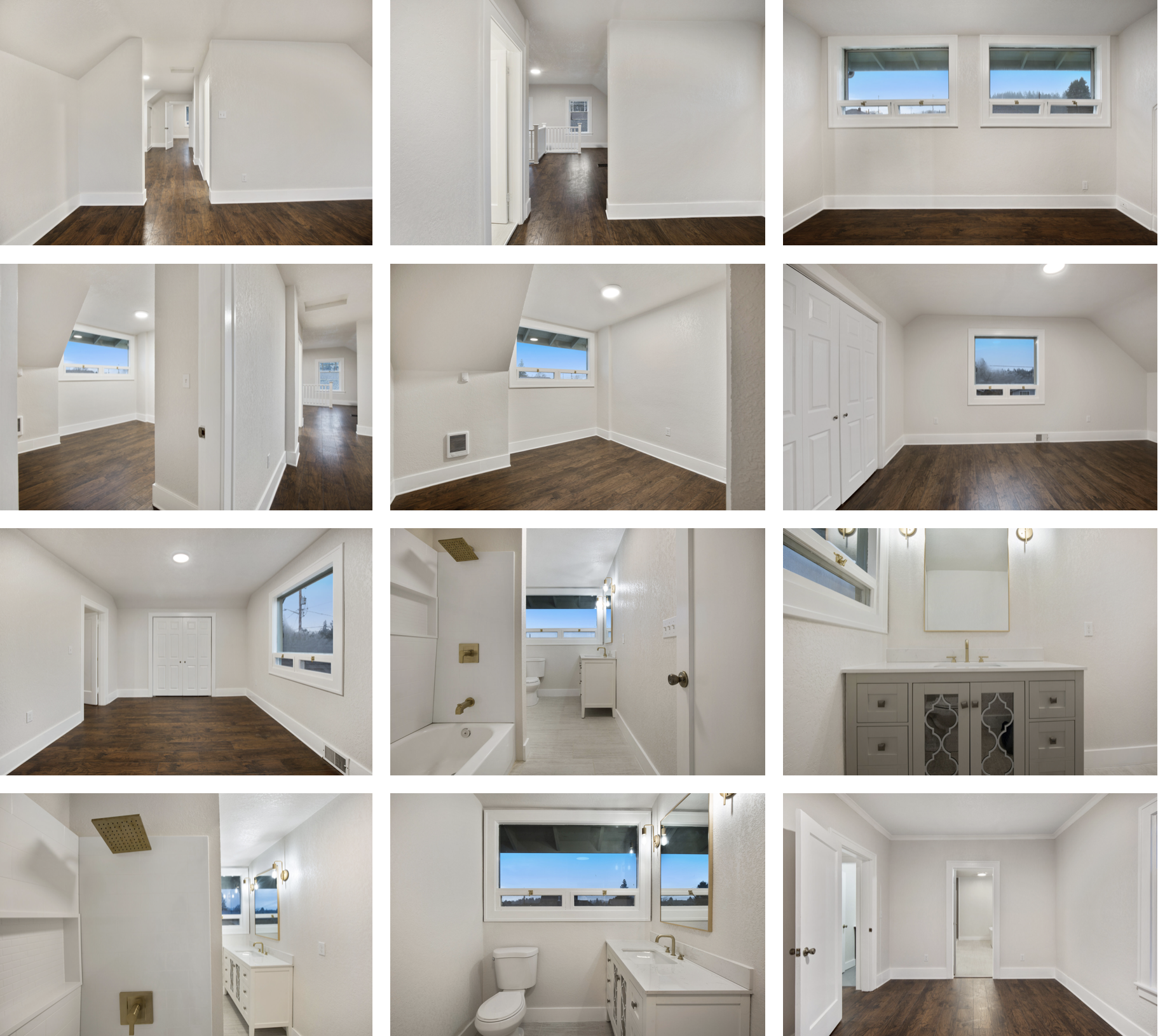 3rd St Cosmopolis — upstairs bedrooms and bath