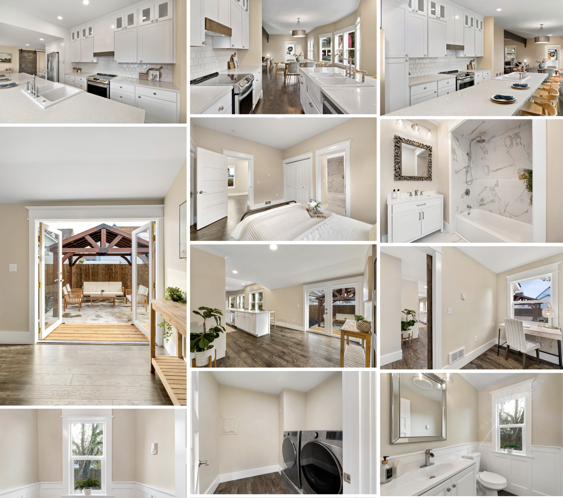 M St Hoquiam — bedrooms, baths, and indoor-outdoor flow