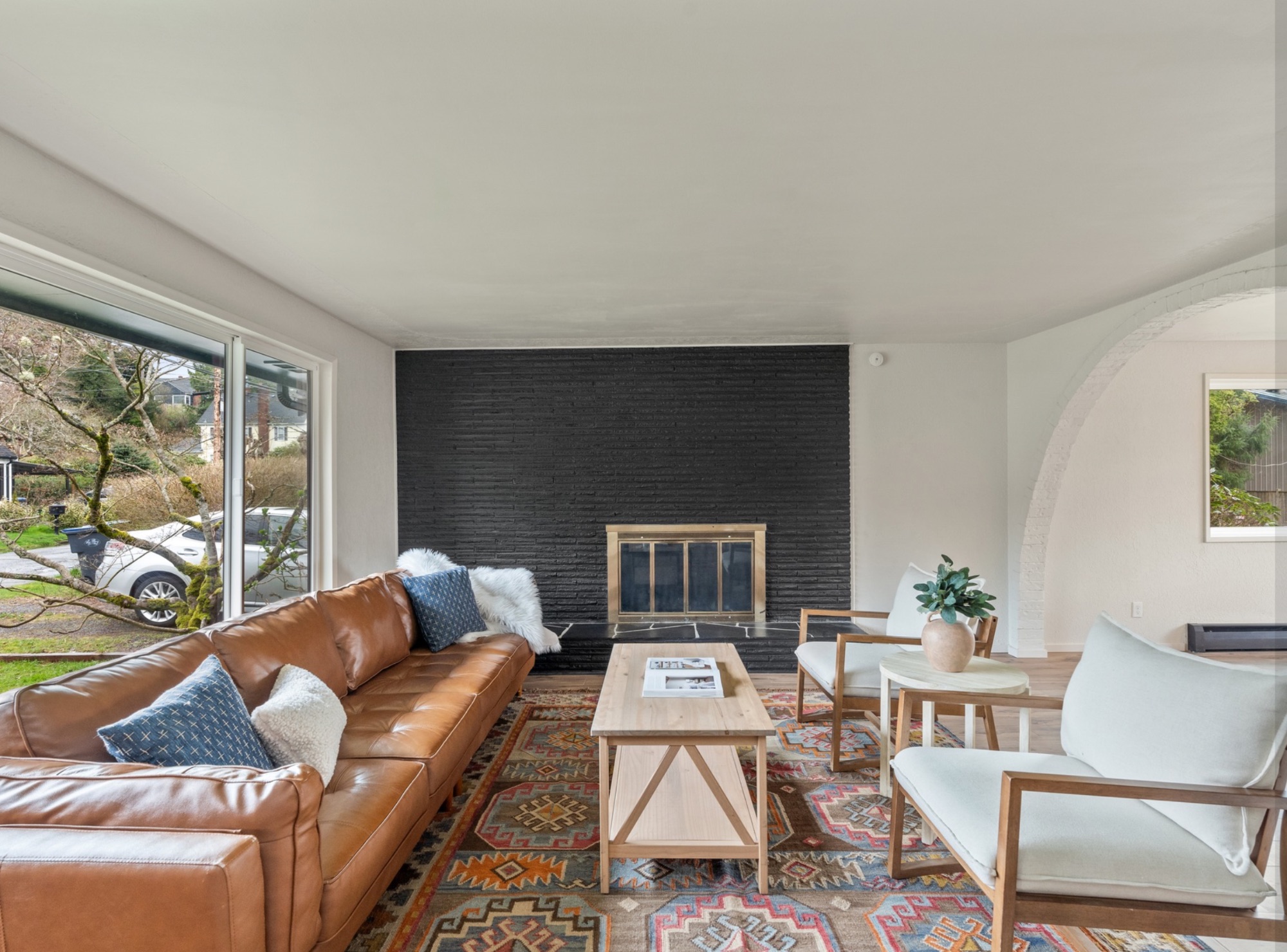 W 5th — kitchen and deck view