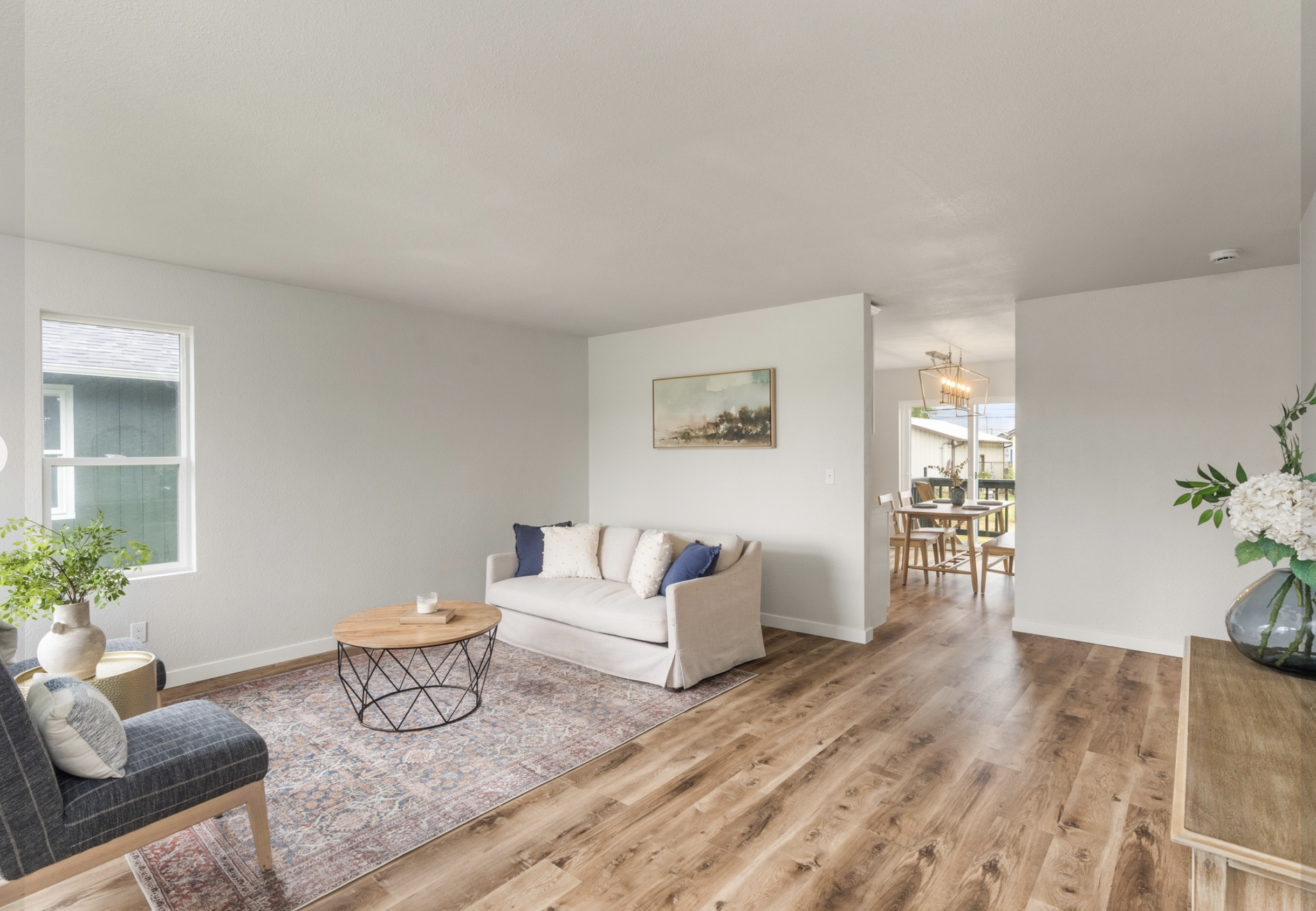 Market St — open living room with hardwood floors
